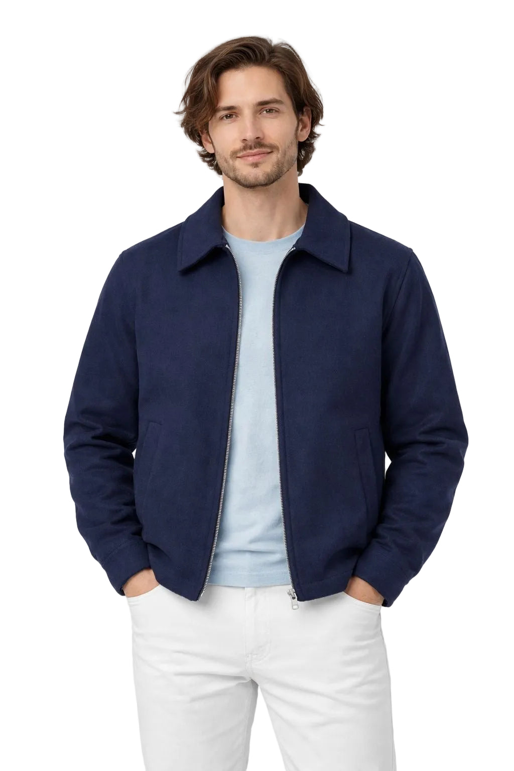 Cashmere jacket for men