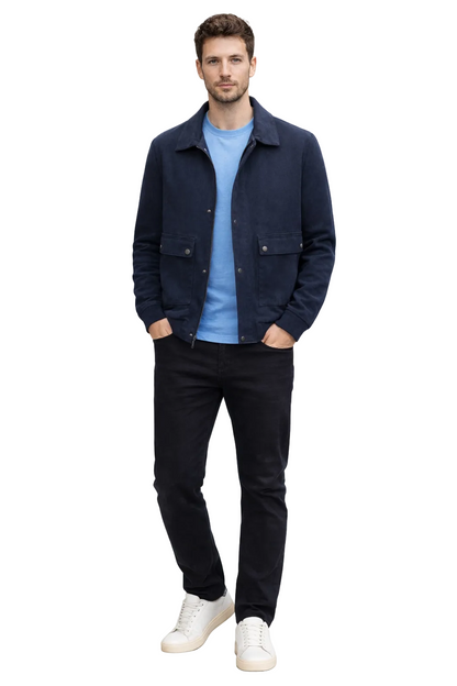 Suede jacket for men