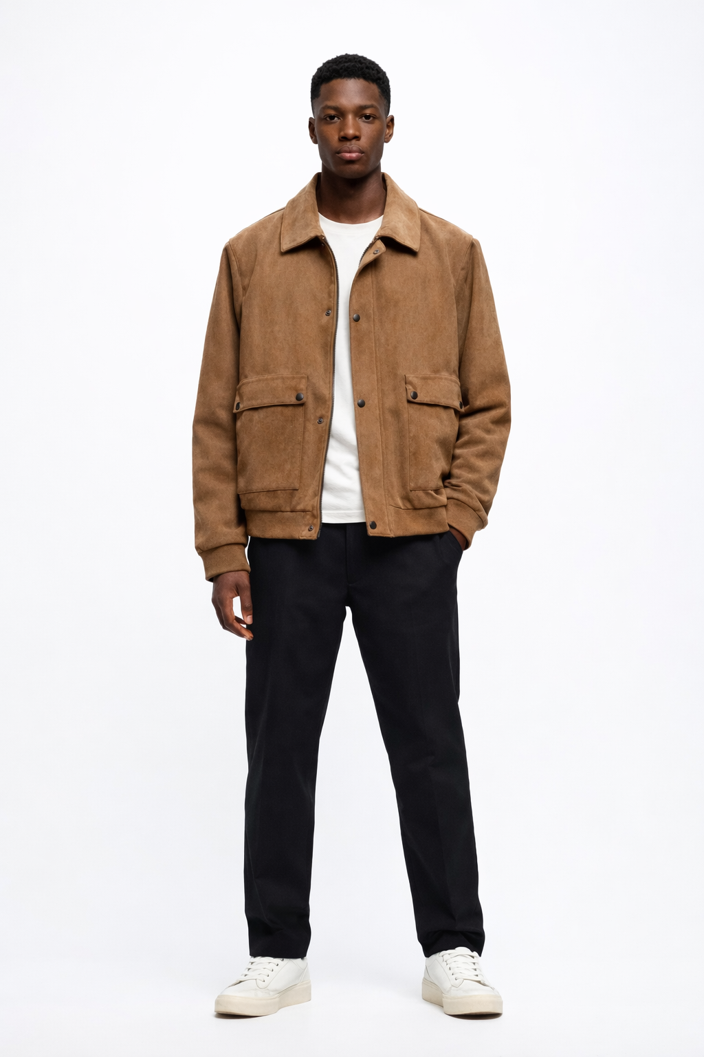 Suede jacket for men