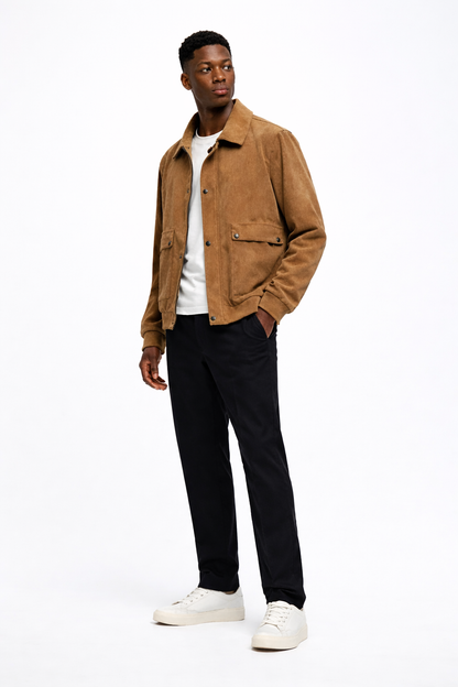 Suede jacket for men