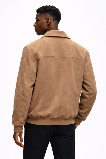 Suede jacket for men