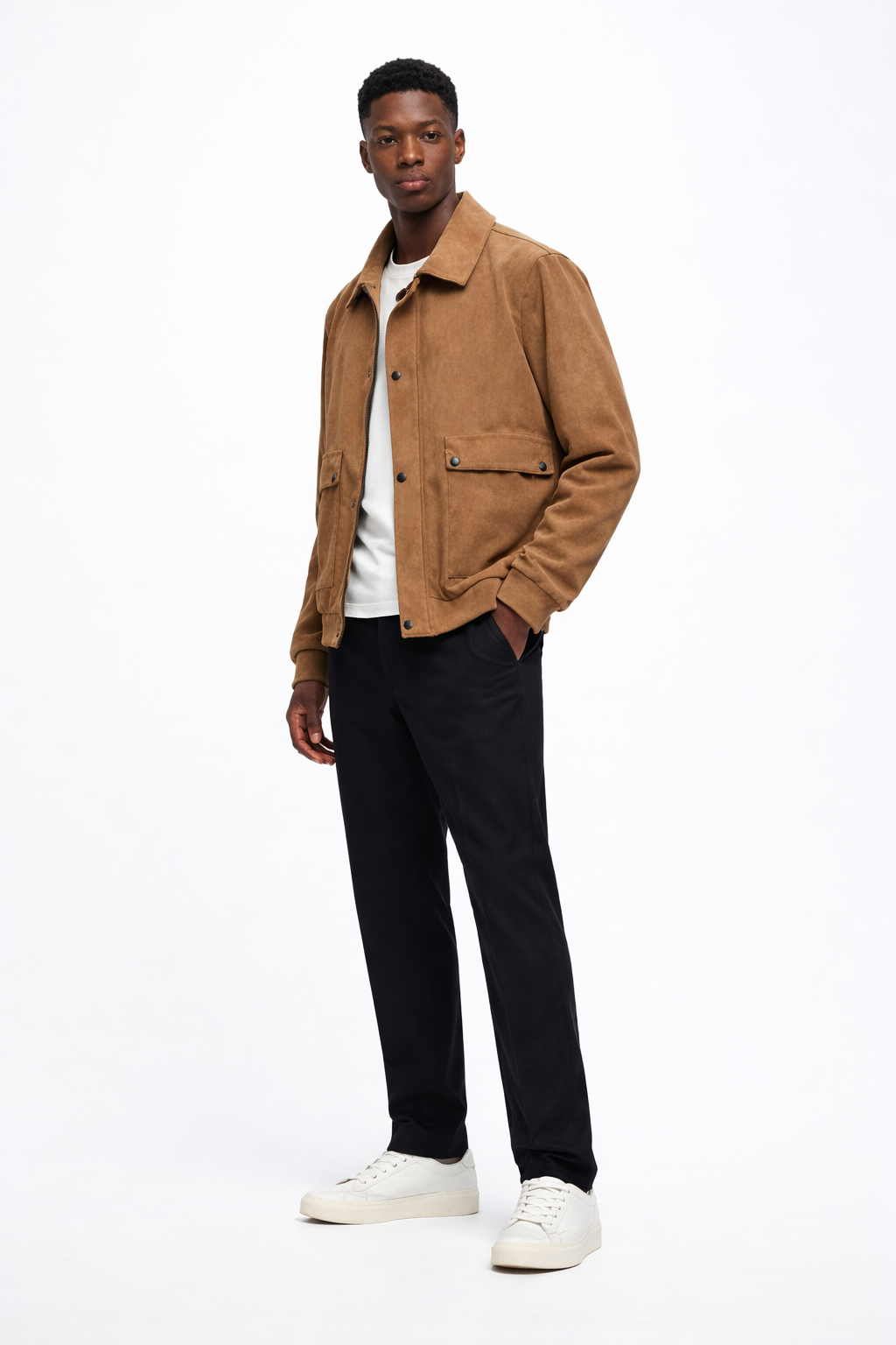 Suede jacket for men