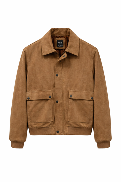 Suede jacket for men