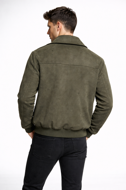 Suede jacket for men