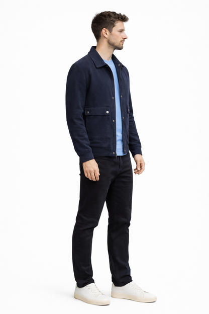 Suede jacket for men