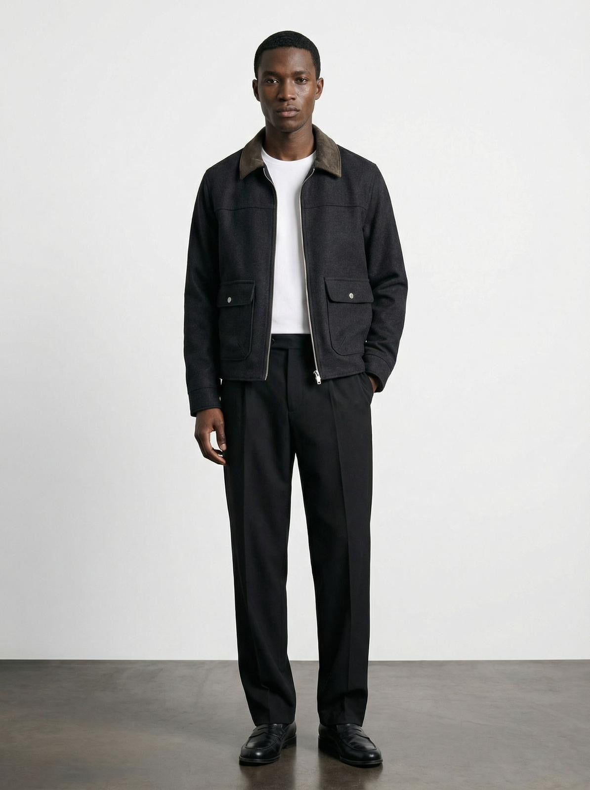 Cashmere jacket for men