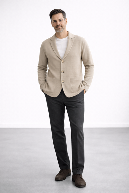 Men sweater blazer